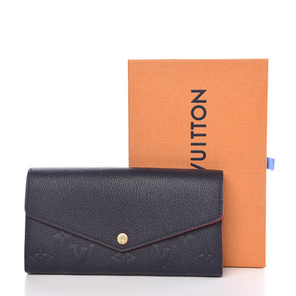Louis Vuitton Empreinte Sarah Wallet NM Marine Rouge 8 of 8