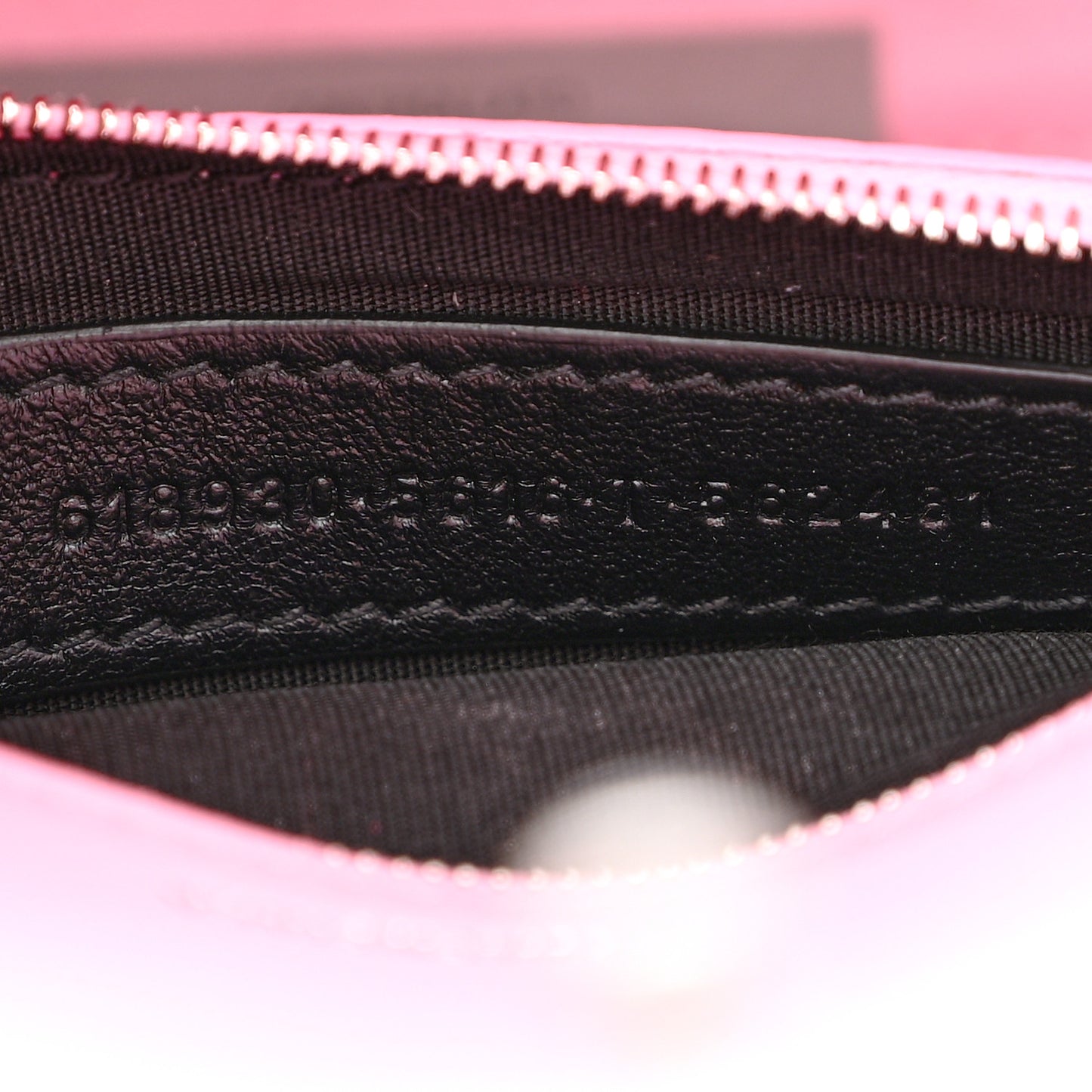 Shiny Calfskin Crocodile Embossed Ghost Sling Bag Pink