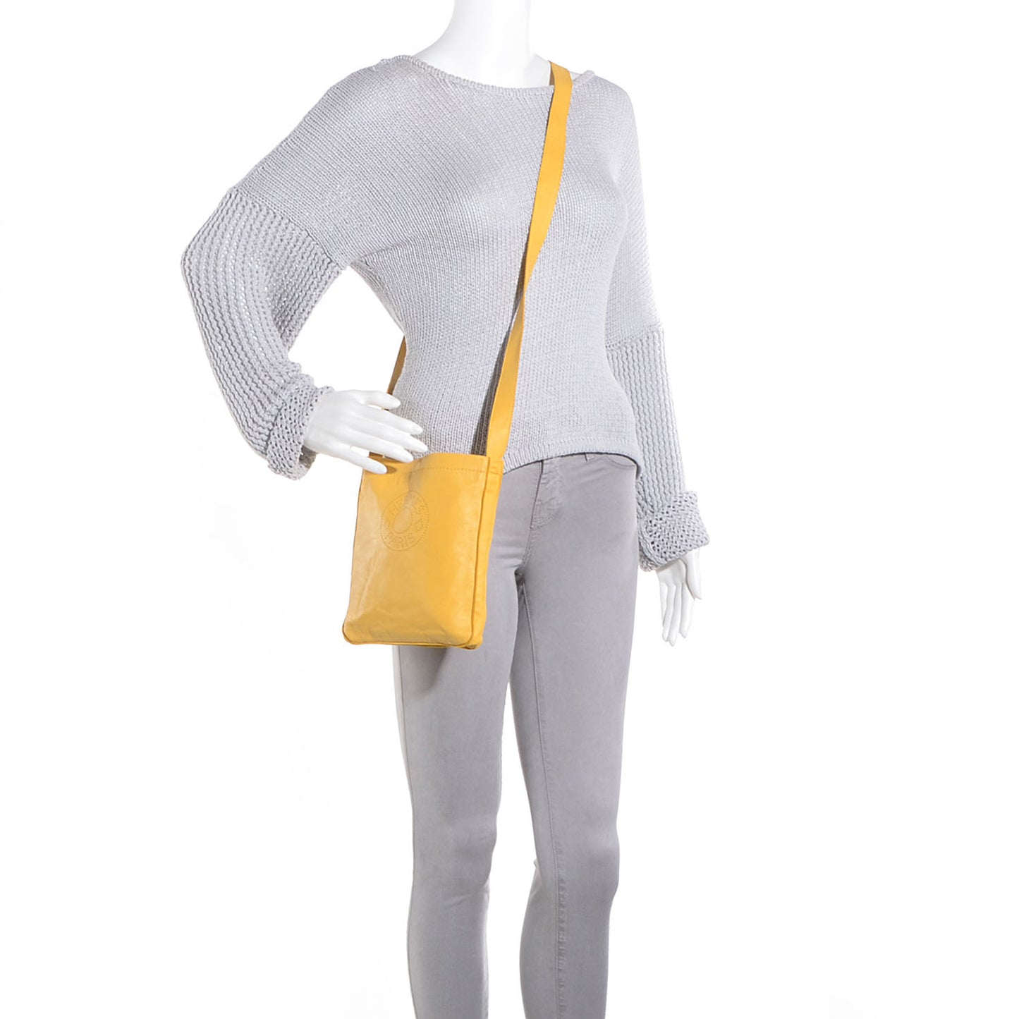 Lambskin Clou De Selle Pouch Soleil