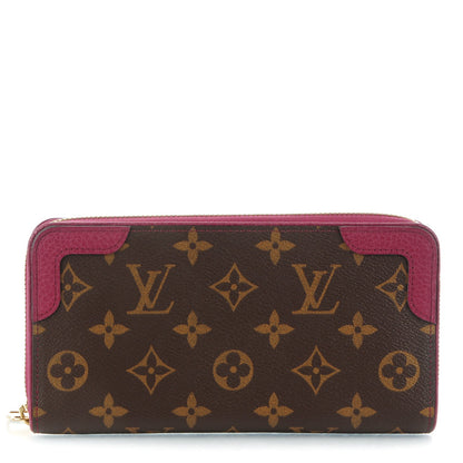 Louis Vuitton Monogram Zippy Retiro Wallet Aurore 1 of 7