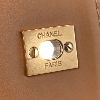 Chanel Calfskin Quilted Medium Wild Stitch Flap Beige 7 of 14