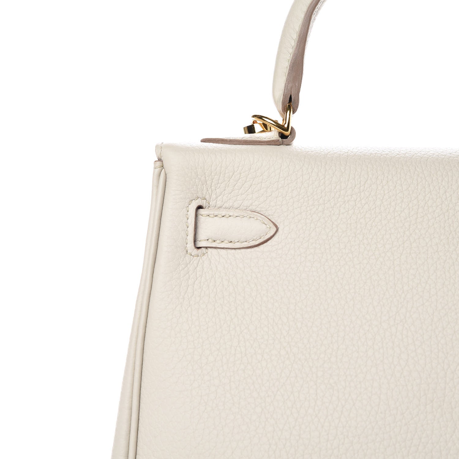 Hermes Togo Kelly Retourne 25 Craie 36 of 55
