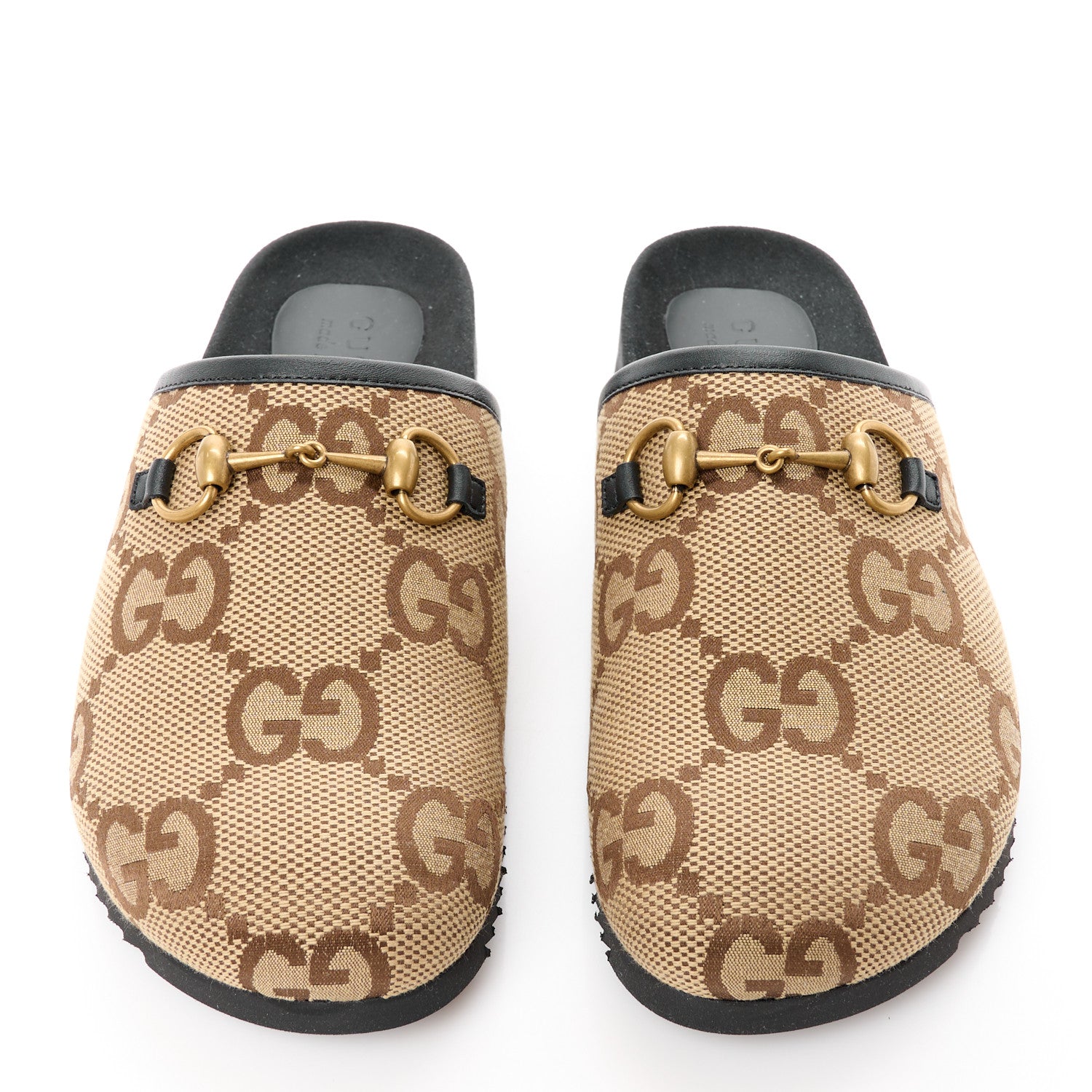 Gucci Monogram Maxi GG Mens Sandals 8 Camel 2 of 10