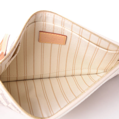 Louis Vuitton Damier Azur Neverfull MM GM Pochette 5 of 8