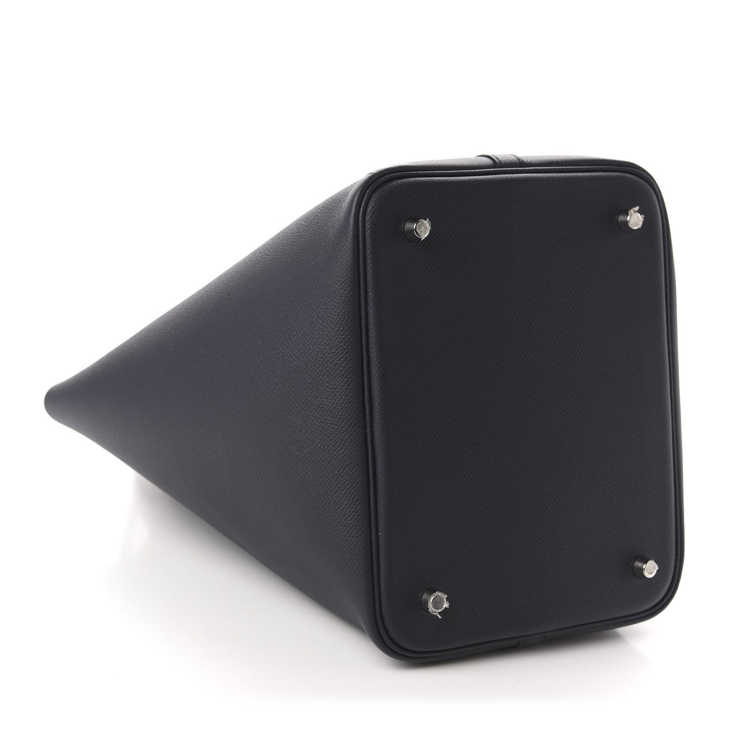 Epsom Tressage De Cuir Picotin Lock 22 MM Bleu Indigo Black Terre Battue