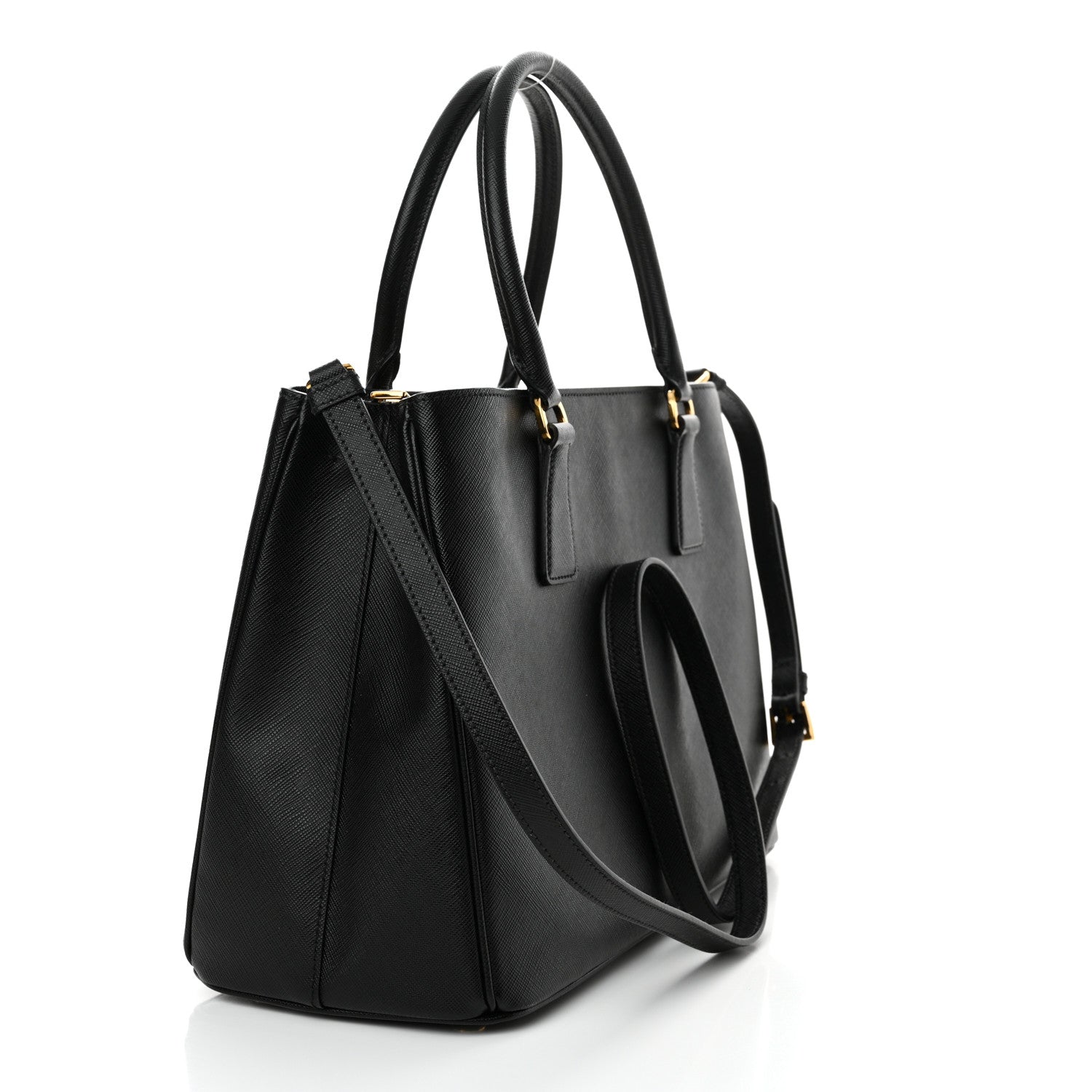 Prada Saffiano Lux Medium Tote Black 3 of 10