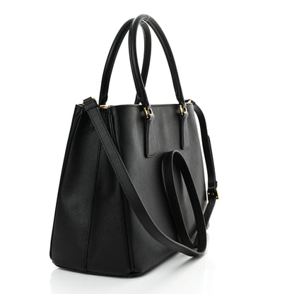 Prada Saffiano Lux Medium Tote Black 3 of 10