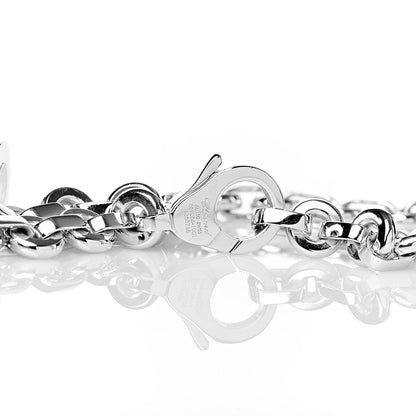 Chopard 18K White Gold Happy Diamond Icons Round Charm Bracelet 4 of 5