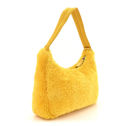 Prada Terry Cloth Mini Re-Edition 2000 Bag Giallo Black 3 of 9