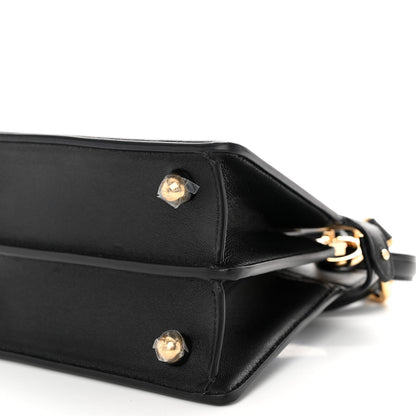 Fendi Shiny Nappa Petite Peekaboo I SEE U Satchel Black 10 of 10