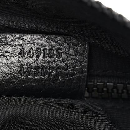 Gucci Nylon Monogram Medium Flat Messenger Bag Black 7 of 10