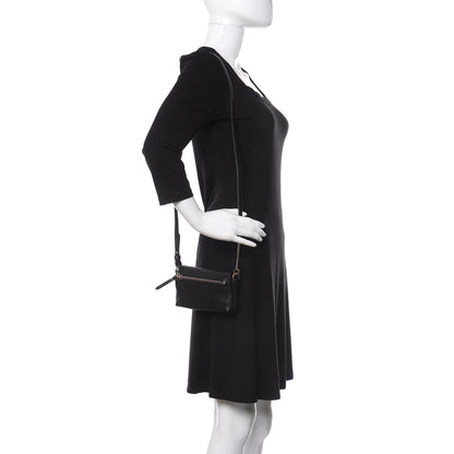 Burberry Grainy Calfskin Mini Rossett Bodybrit Biker Crossbody Black 2 of 10