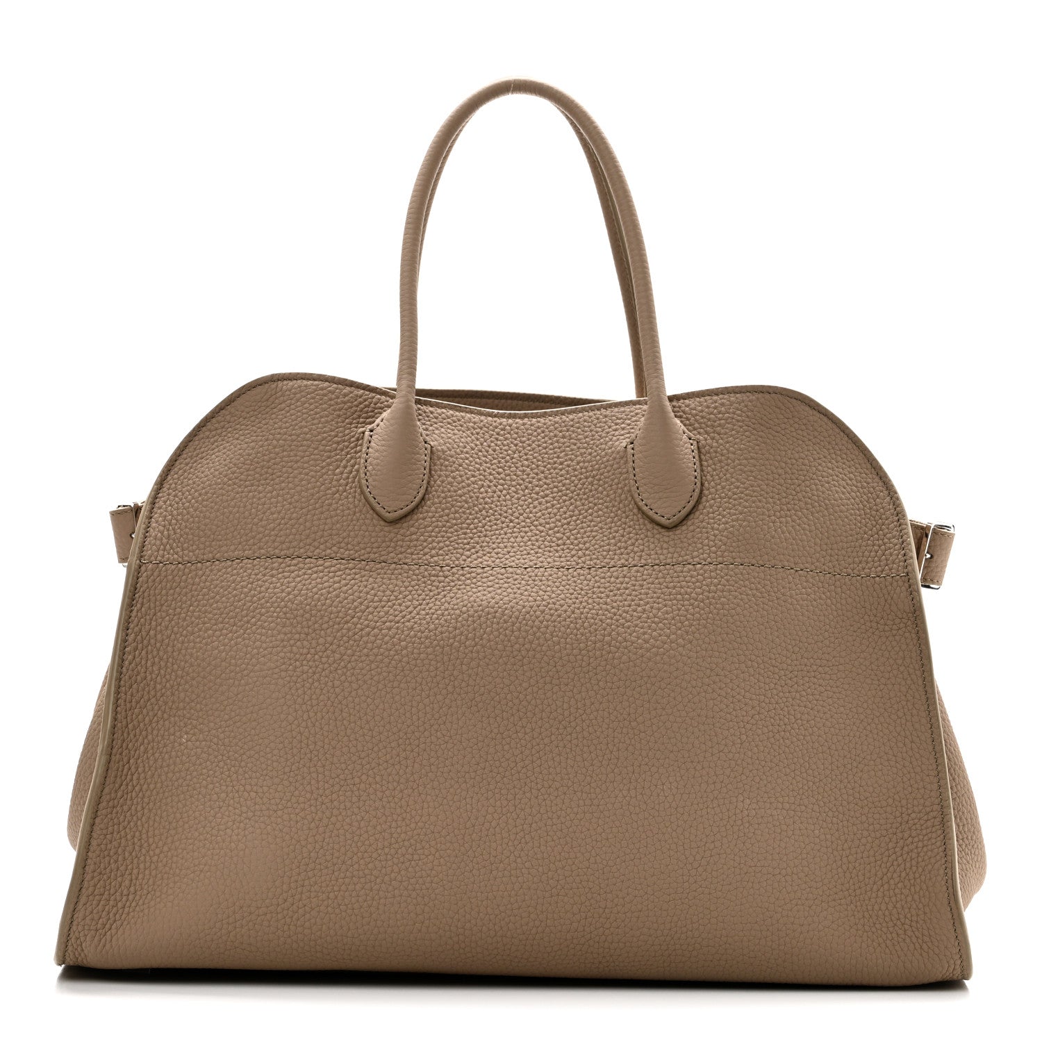 The Row Matte Grained Calfskin Soft Margaux 15 Dark Taupe 7 of 10