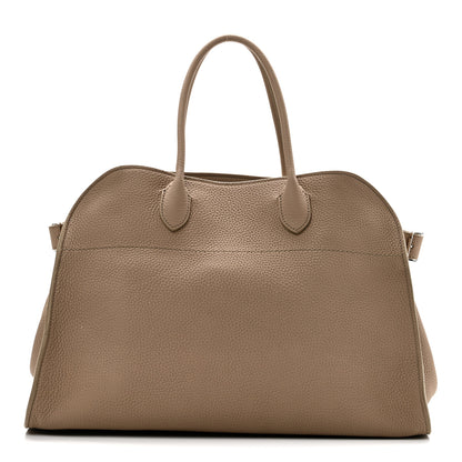 The Row Matte Grained Calfskin Soft Margaux 15 Dark Taupe 7 of 10