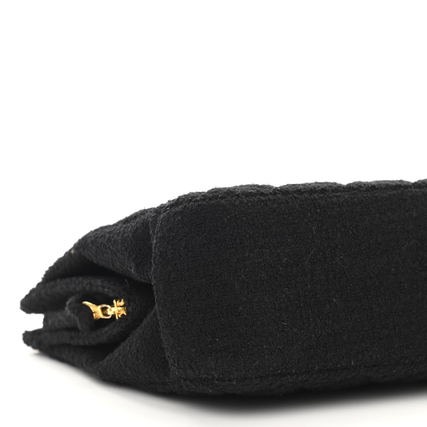 Jersey Quilted Shopping Tote Black