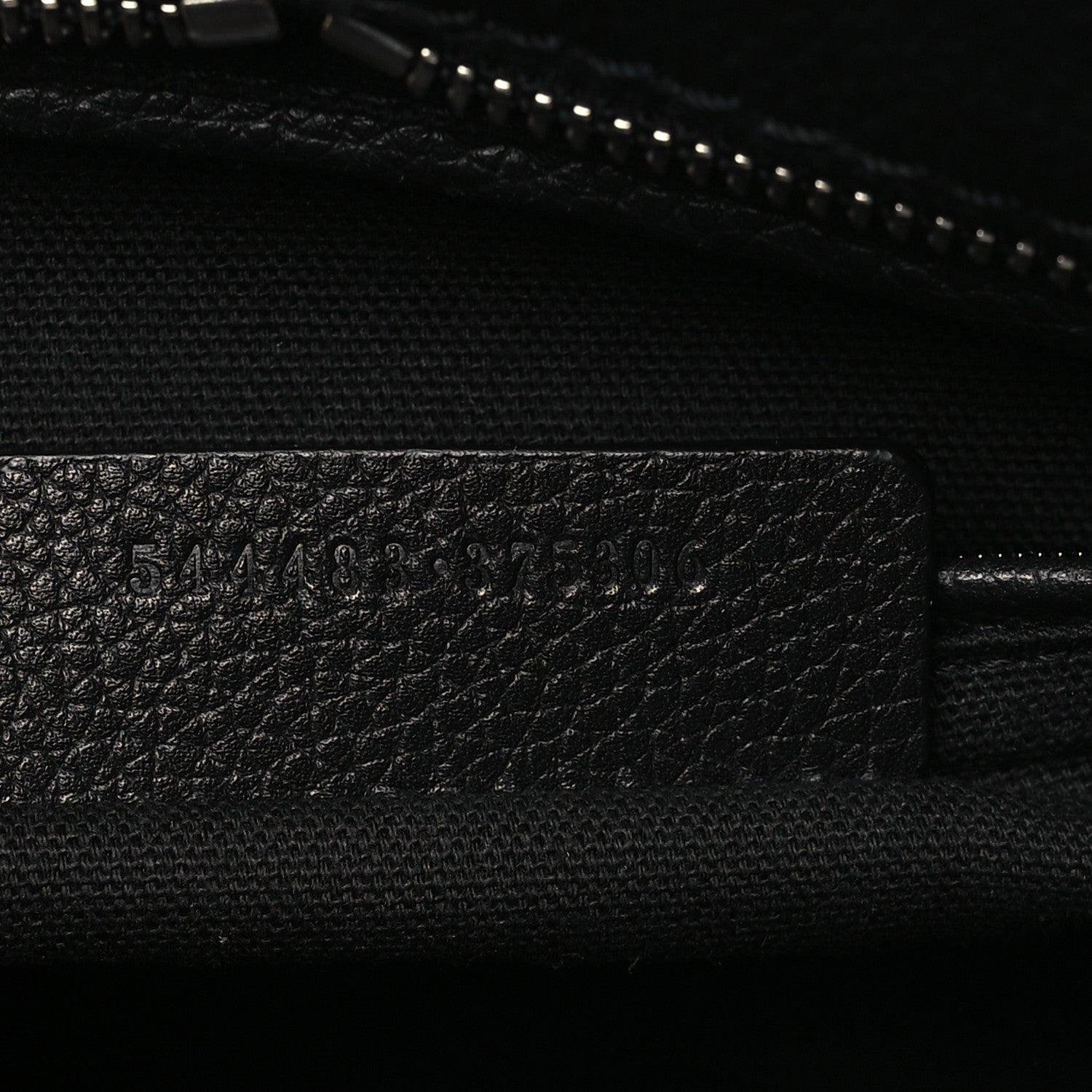 Alexander McQueen Pebbled Calfskin Small Skull Padlock Zip Around Tote Black 7 of 9