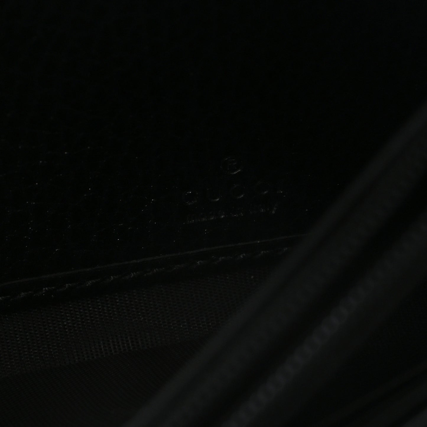 Dollar Calfskin GG Supreme Monogram Petite GG Marmont Wallet Chain Bag Black Beige Ebony