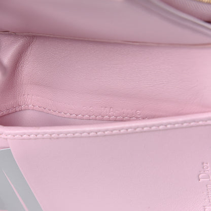 Christian Dior Lambskin Cannage Lucky Badge Eden Wallet Pink 7 of 7