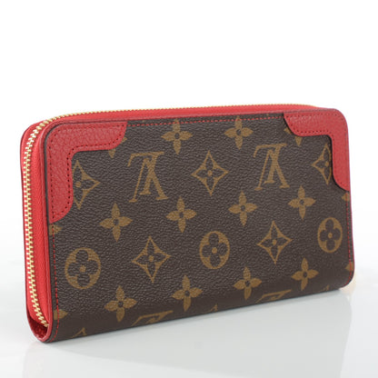 Louis Vuitton Monogram Retiro Zippy Wallet Cherry 3 of 7