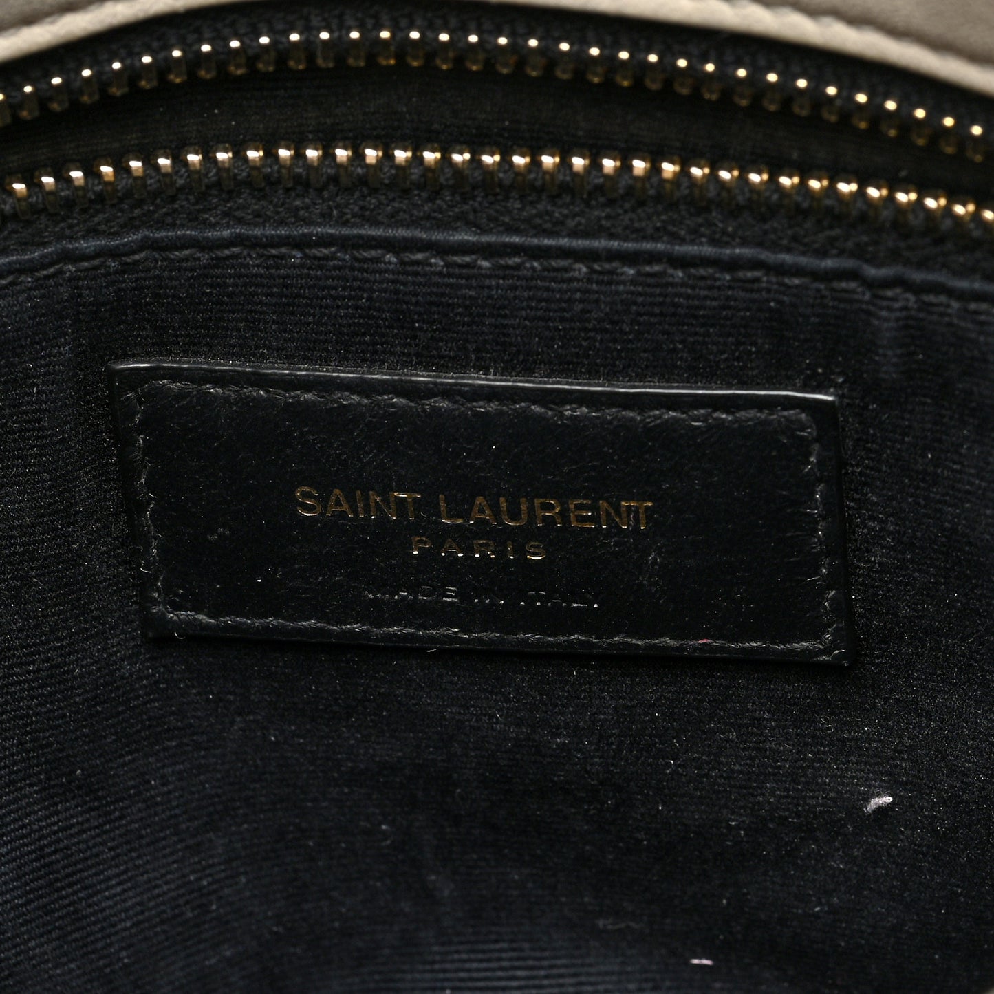 Lambskin Quilted Small Loulou Puffer Monogram Chain Satchel Blanc Vintage