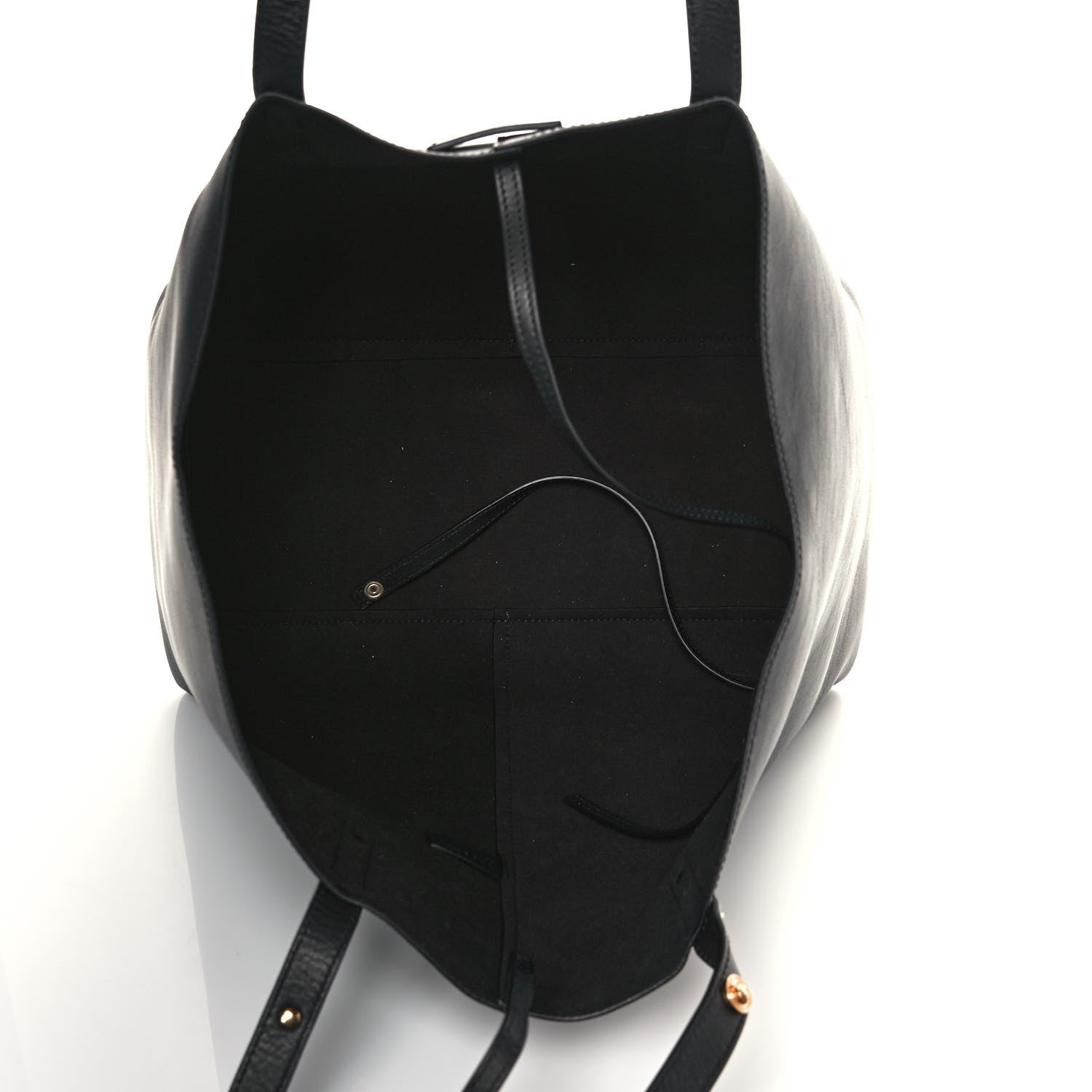 Versace Calfskin Palazzo Tote Black 5 of 12