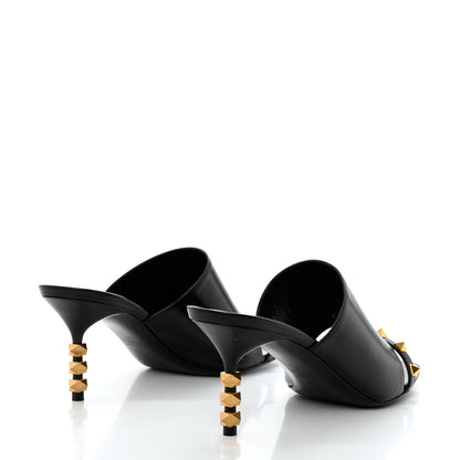 Valentino Garavani Nappa Rockstud Tower Heel Mules 38 Black 4 of 10