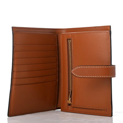 Celine Canvas Triomphe Medium Strap Wallet Tan 5 of 8
