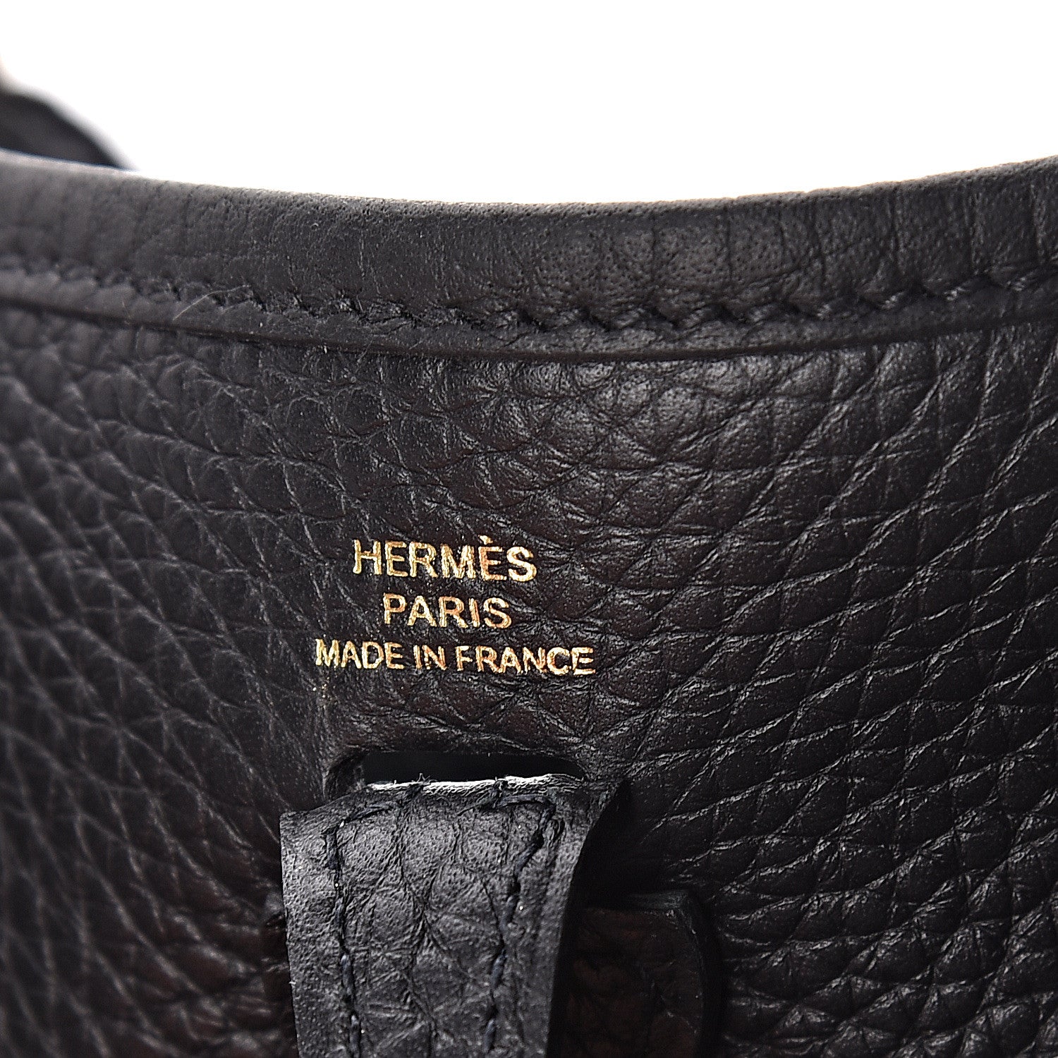 Hermes Taurillon Clemence Evelyne TPM Black 6 of 11