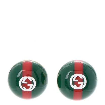 Gucci Resin Web Stud Earrings 1 of 5