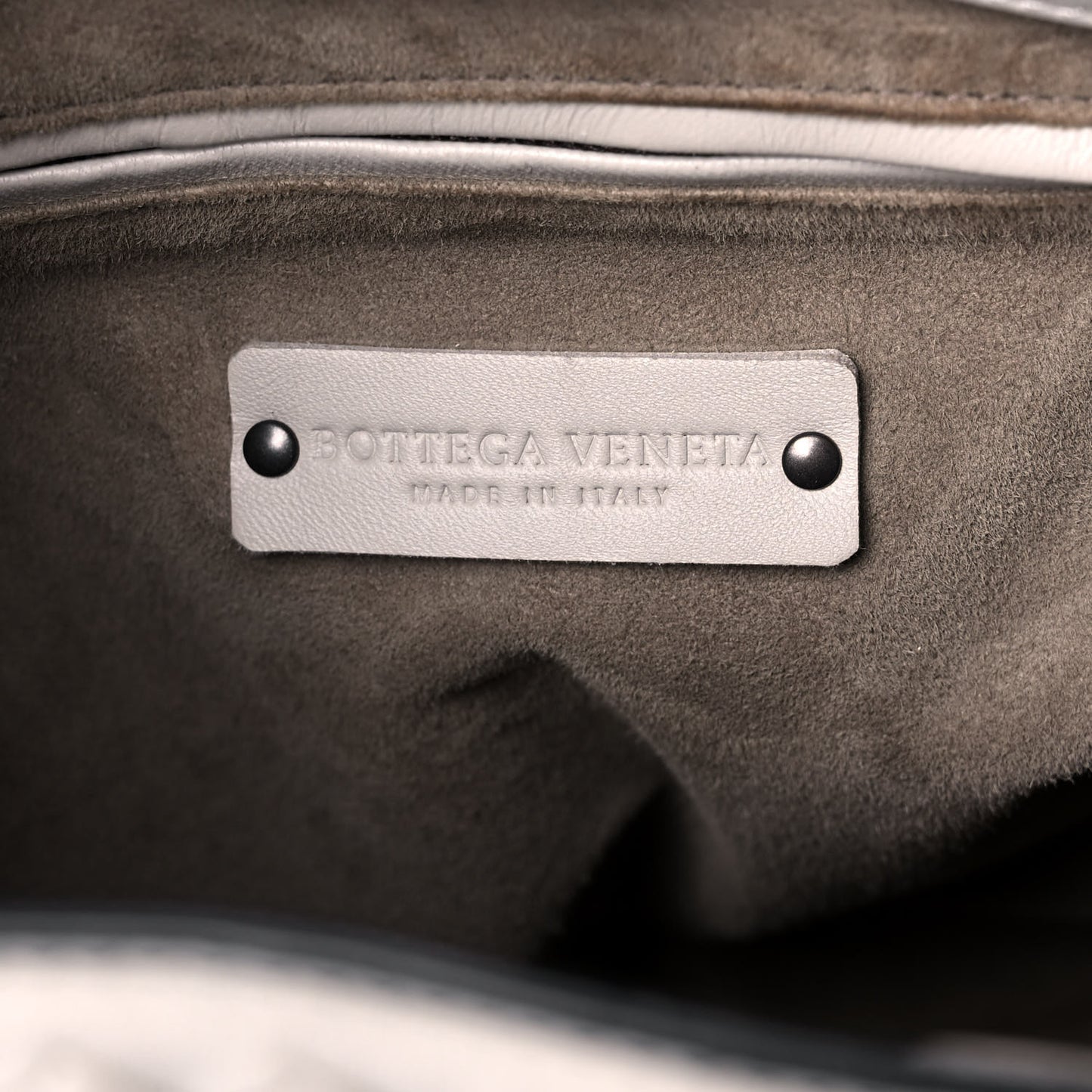 Nappa Intrecciato Artsy Tote Cement Abstract