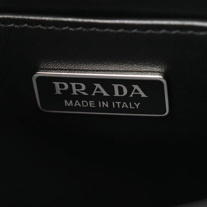 Prada Spazzolato Cleo Shoulder Bag Black 6 of 9