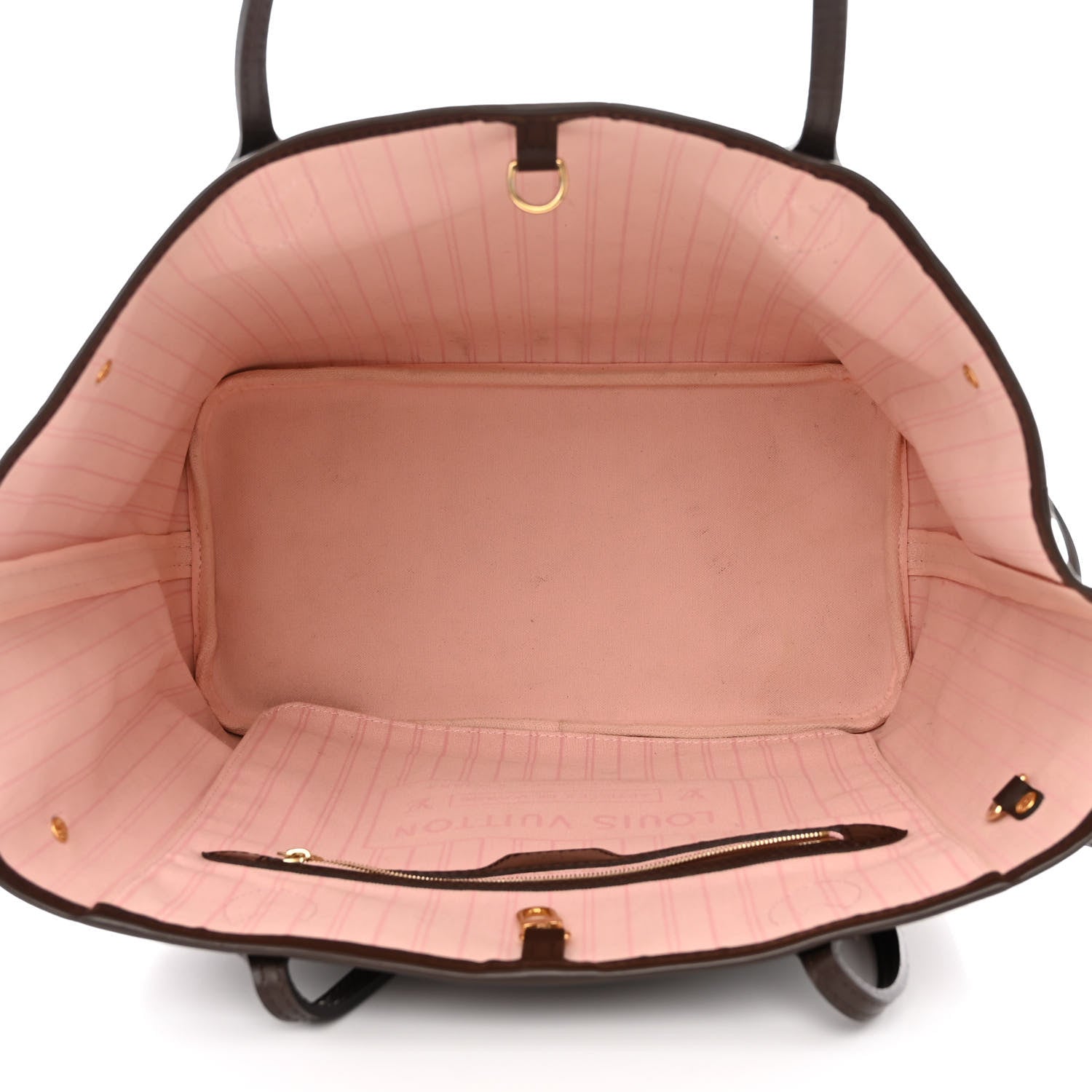 Louis Vuitton Damier Ebene Neo Neverfull MM Rose Ballerine 6 of 15