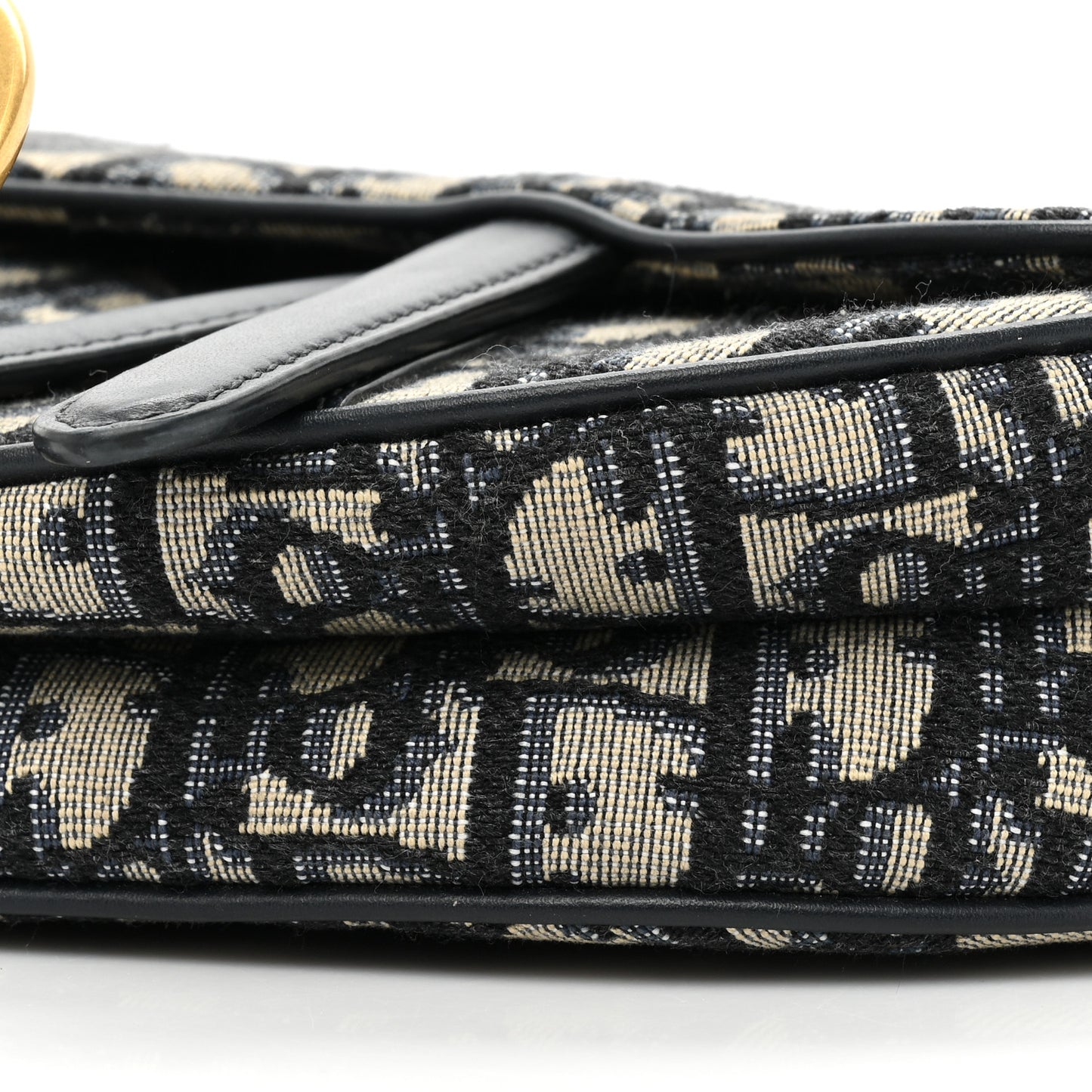 Oblique Mini Saddle Bag Blue