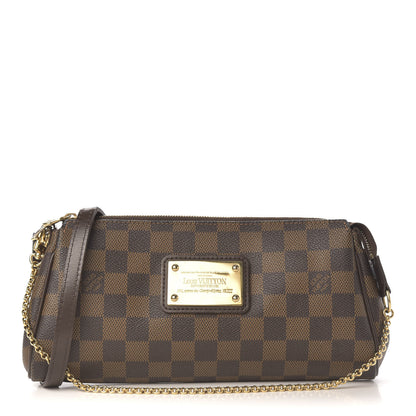 Louis Vuitton Damier Ebene Eva Clutch 1 of 9