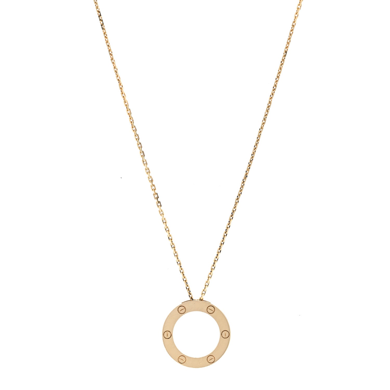 Cartier 18K Yellow Gold LOVE Pendant Necklace 1 of 7