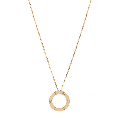 Cartier 18K Yellow Gold LOVE Pendant Necklace 1 of 7