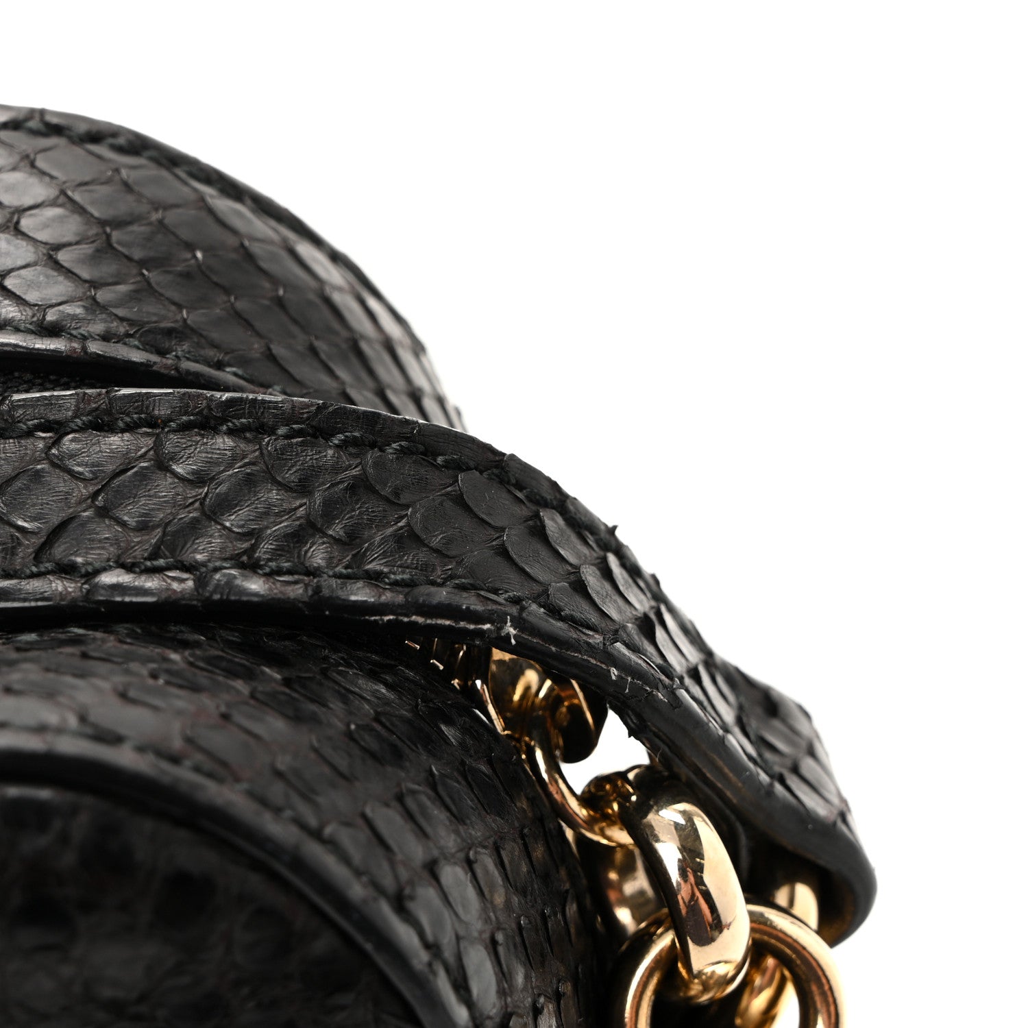 Gucci Snakeskin Small Soho Disco Bag Black 11 of 11