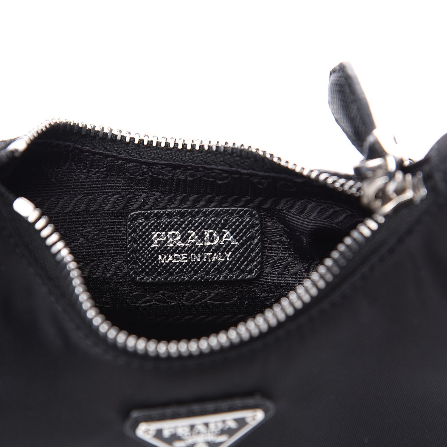 Prada Tessuto Nylon Mini Re-Edition 2000 Shoulder Bag Black 5 of 8