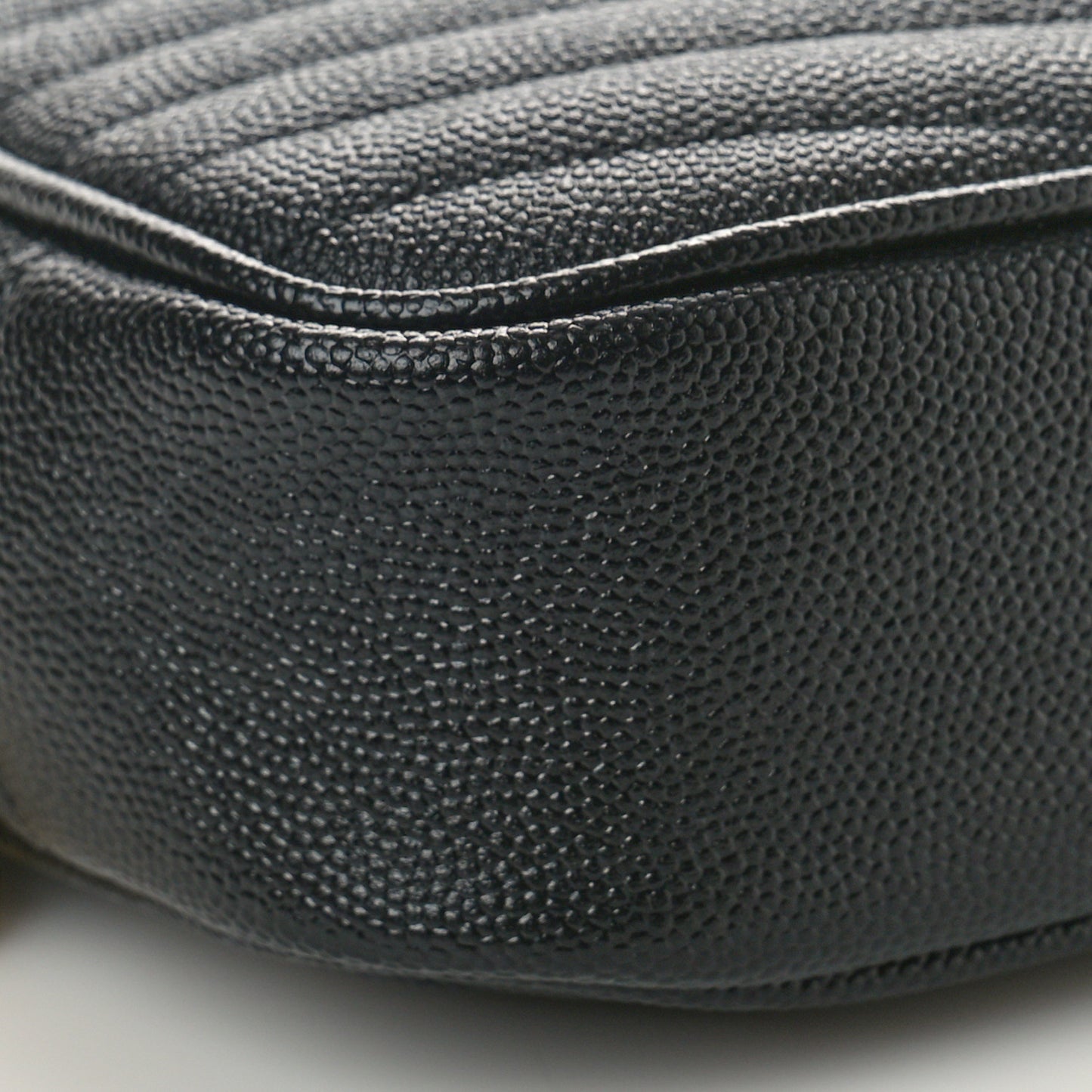 Grain De Poudre Matelasse Monogram Mini Lou Camera Bag Black