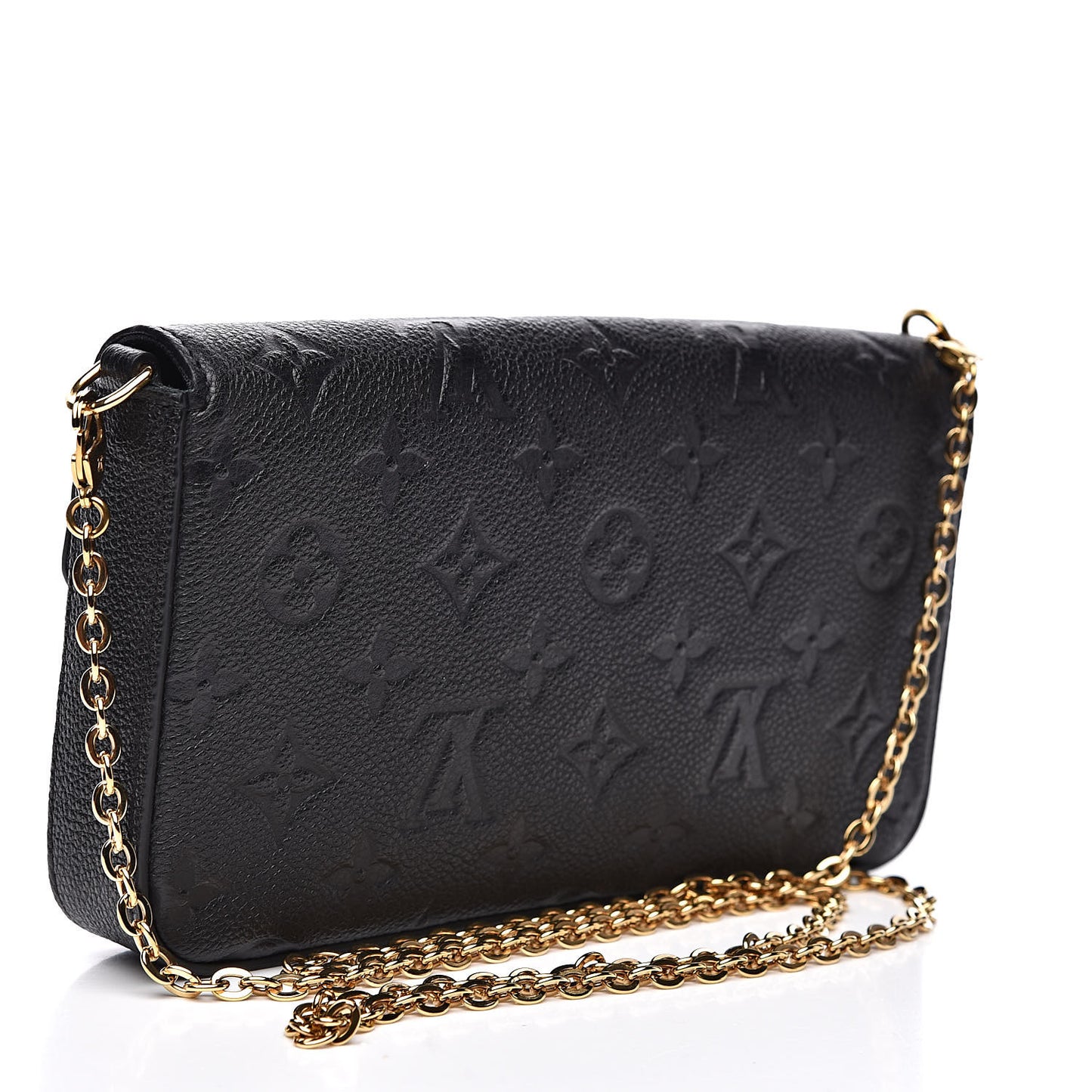 Empreinte Pochette Felicie Chain Wallet Black