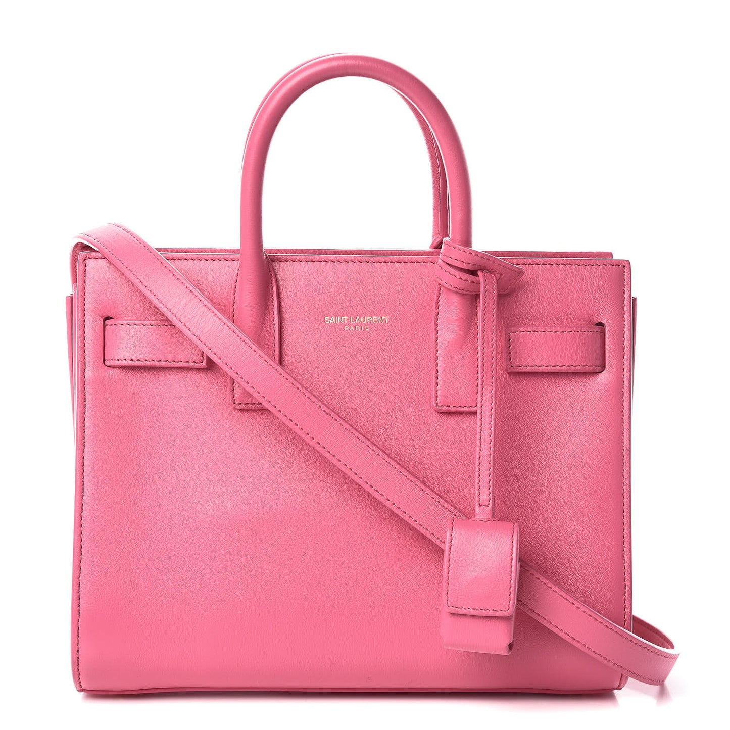 Calfskin Nano Sac De Jour Lipstick Fuchsia