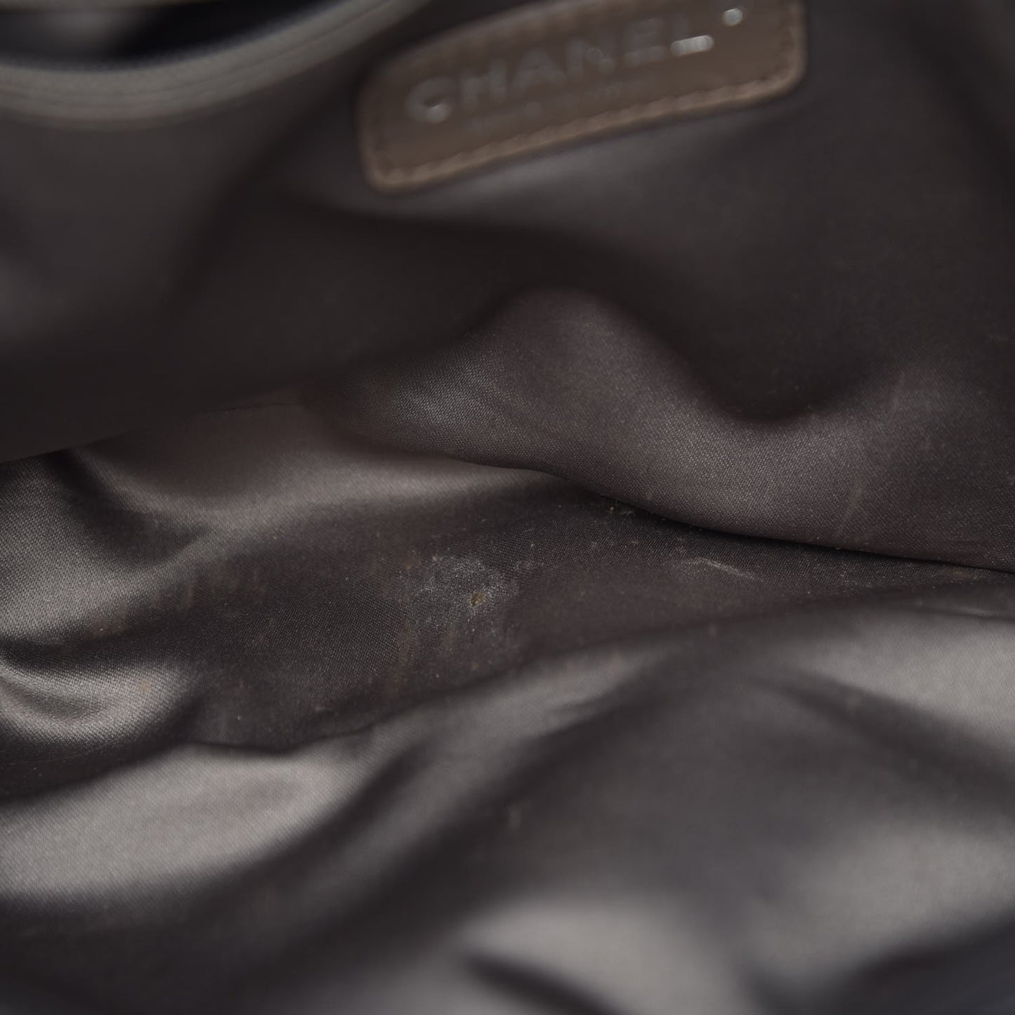 Lambskin Quilted Jumbo Coco Rain Flap Black