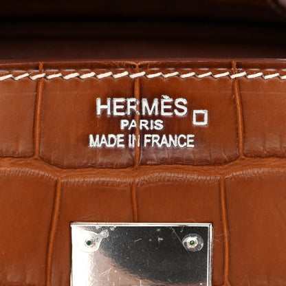 Hermes Matte Alligator Birkin 35 Fauve 6 of 13