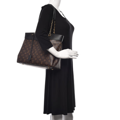 Louis Vuitton Monogram Pallas Shopper Black 2 of 10