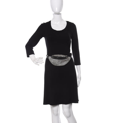 Alexander Wang Rhinestone Mesh Mini Attica Belt Bag Black 2 of 9