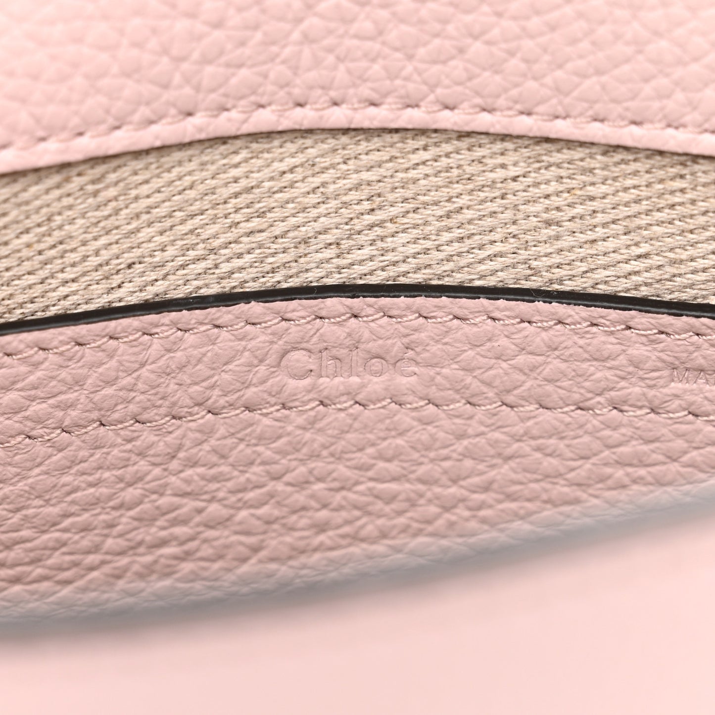 Grained Calfskin Small Marcie Saddle Bag Misty Lavender