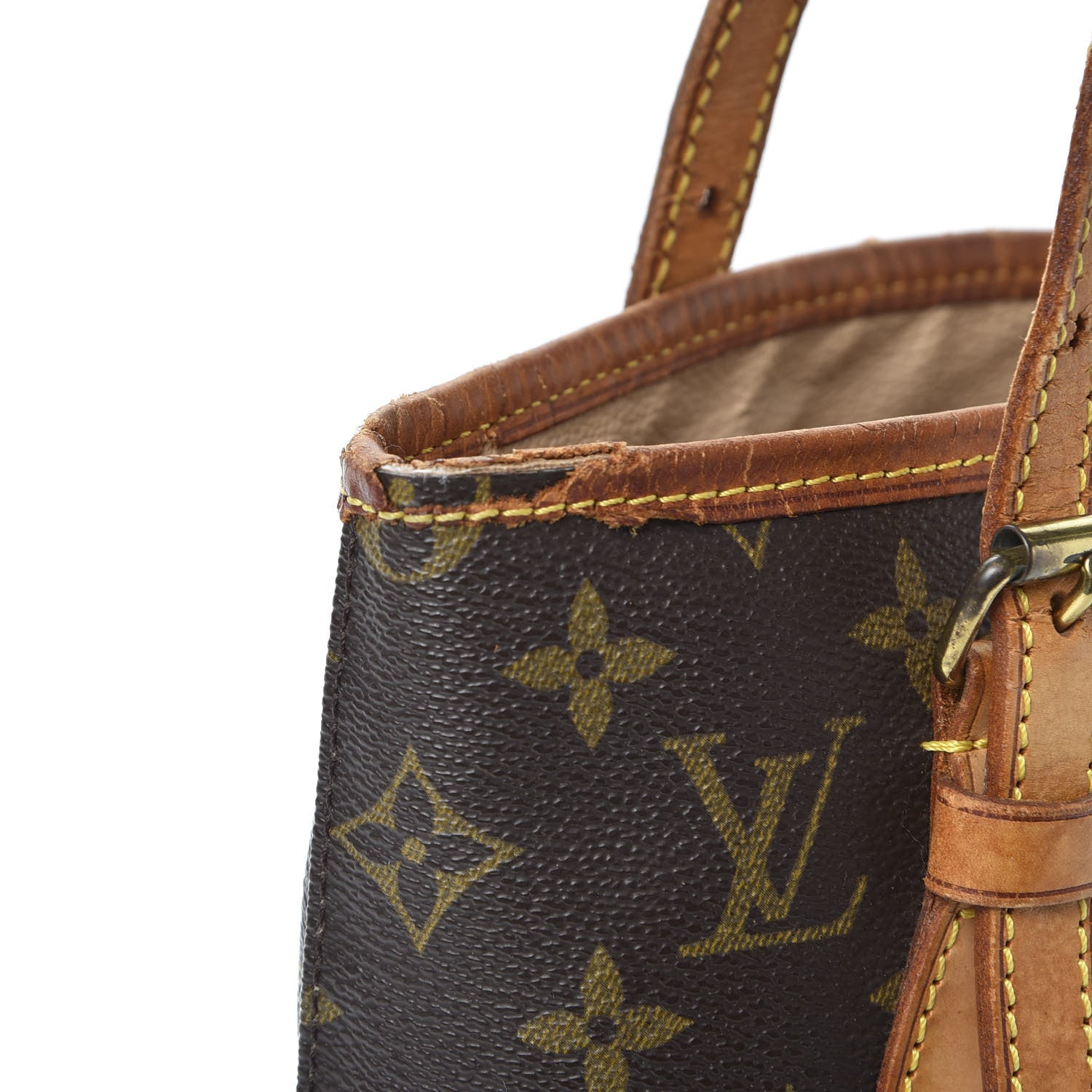 Louis Vuitton Monogram Petit Bucket 23 7 of 13