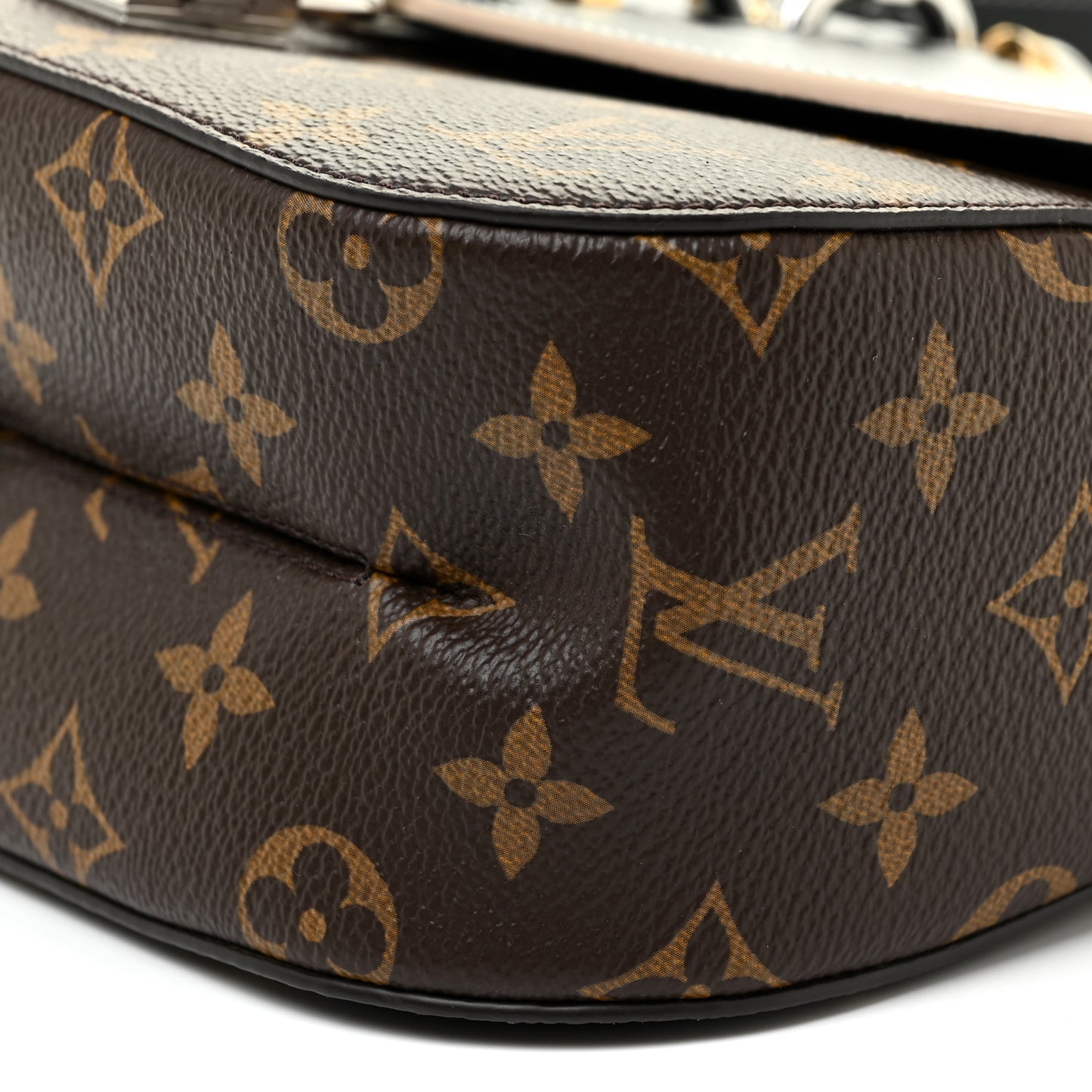 Calfskin Monogram Chain It Bag PM Black