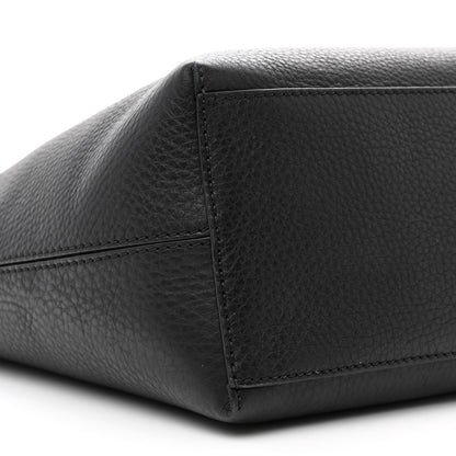 Valentino Garavani Grained Calfskin Rockstud Shoulder Tote Black 7 of 10