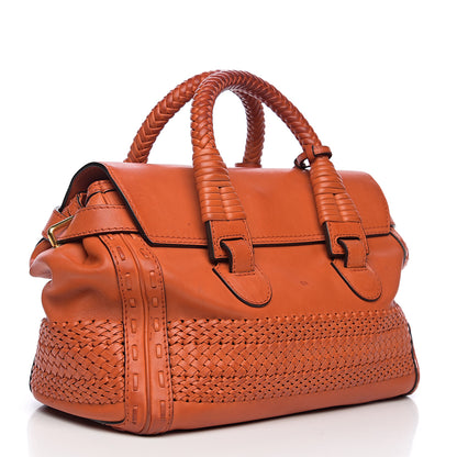Gucci Calfskin Handmade Medium Top Handle Bag Orange 2 of 15